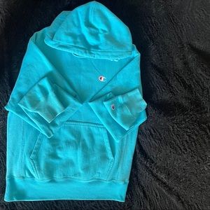 🚨SOLD🚨 Champion Hoodie - Aqua Blue